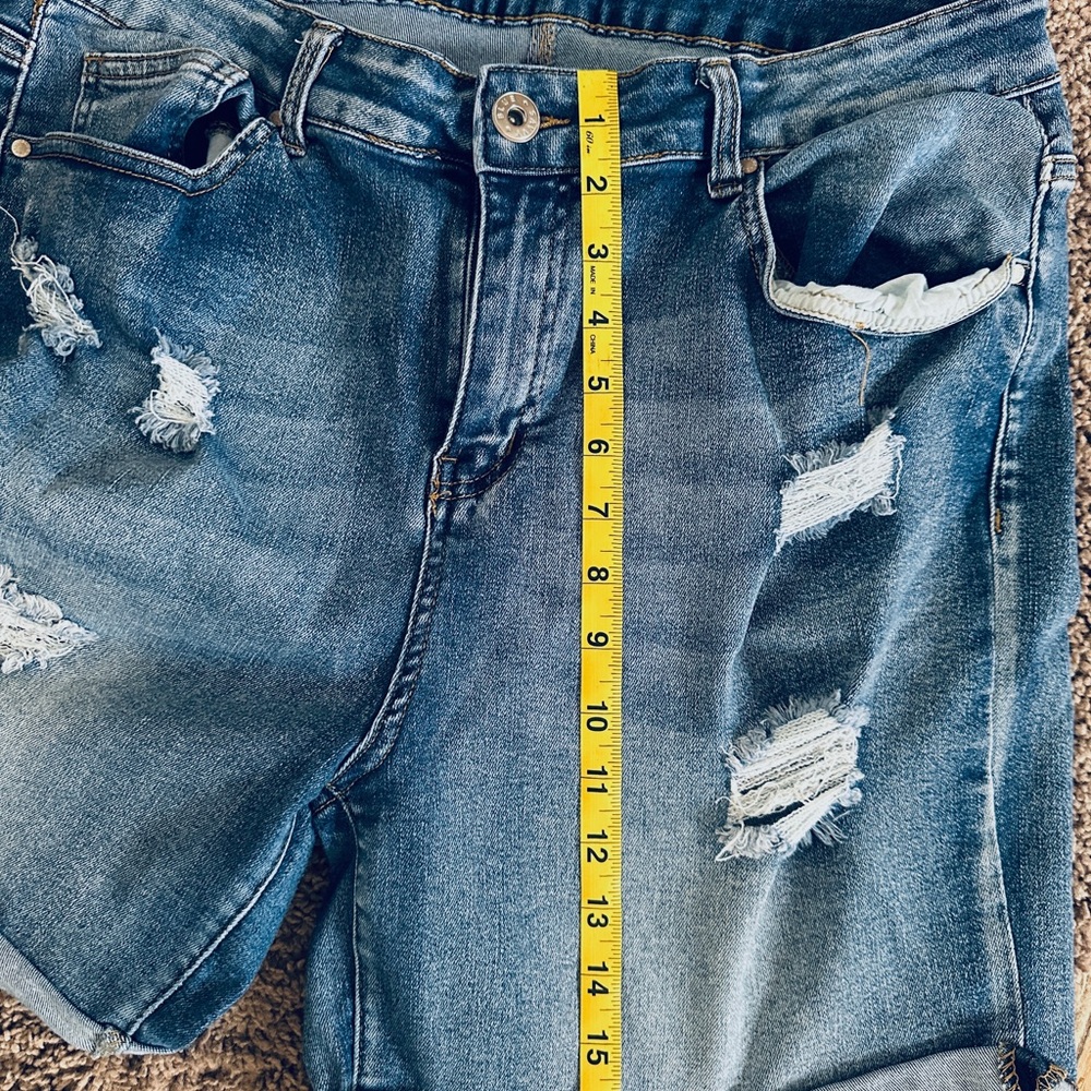Denim Blue Women's Shorts 22 - Picture 5 of 6
